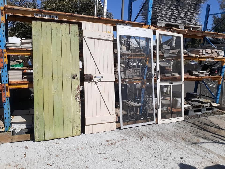 Salvaged doors